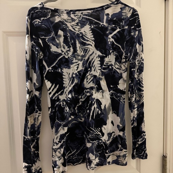 Simply Vera marble black and white top size S - Picture 3 of 3